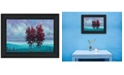 Trendy Decor 4U Trendy Decor 4u Two Red Trees by Tim Gagnon, Ready to Hang Framed Print Collection